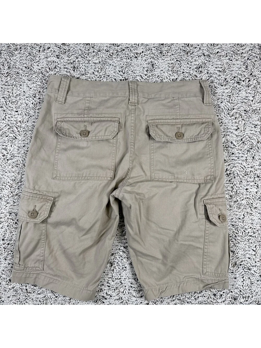 U.S. Polo Assn Cargo Shorts Size 30 Khaki Beige Casual Camo Style 111062